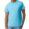 Gildan Men's Ultra Cotton Short Sleeve T-Shirt, Crewneck Craft Bundle for DIY Printing, Sky, S-5XL